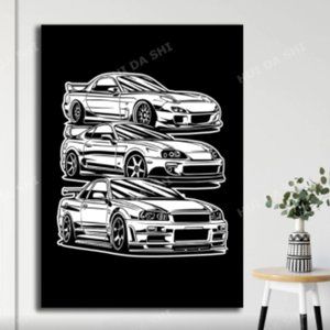 RX-7, MK4 Supra, R34 GTR skyline